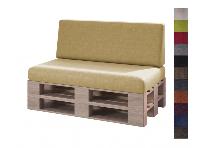 Palettenkissen 2er Set für Europaletten "Milano" viele Farben zur Auswahl