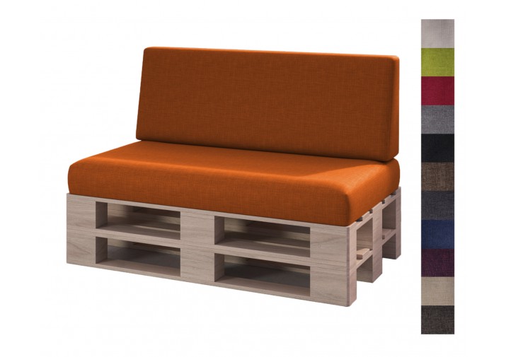 Palettenkissen 2er Set für Europaletten "Milano" viele Farben zur Auswahl