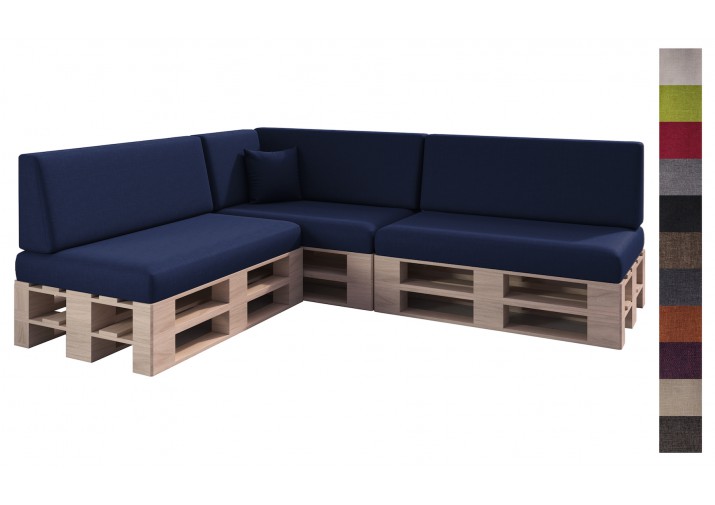 Palettenkissen 8er Set für Europaletten "Milano" viele Farben zur Auswahl