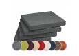 4er Set Stuhlkissen 40x40x3cm "FOX" viele Farben zur Auswahl