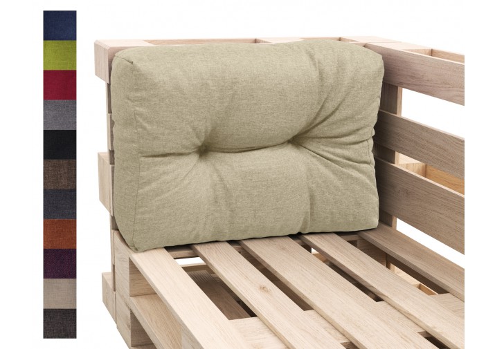 Seitenkissen 65x60x15cm "Malmo" viele Farben zur Auswahl