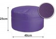 Sitzsack - Hocker rund 25 x 45 cm viele Farben zur Auswahl