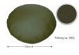 XL Sitzsack 125 cm Durchmesser viele Farben zur Auswahl