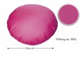 XL Sitzsack 125 cm Durchmesser viele Farben zur Auswahl